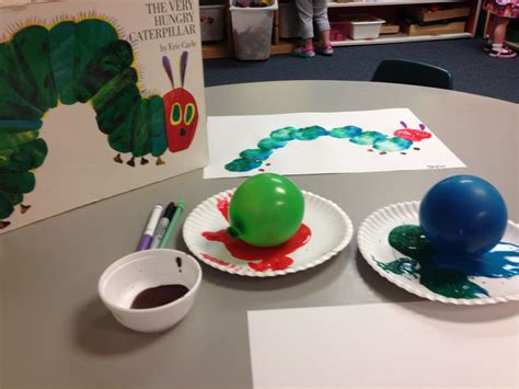 hungry caterpillar balloon craft hungry caterpillar craft