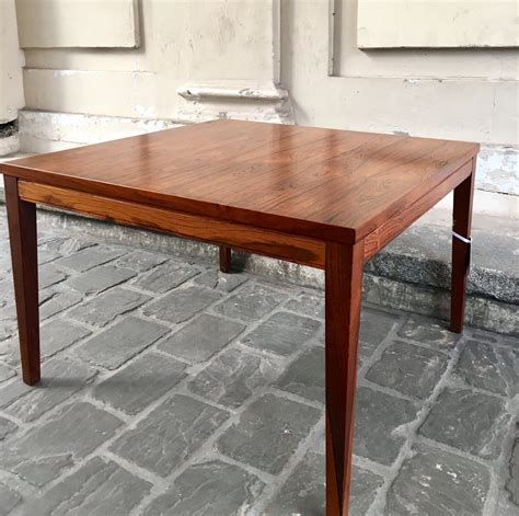 Table Basse Mid Century En Palissandre En Vente Sur Pamono