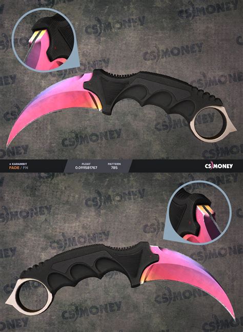 [H] Karambit Fade 97% fade with flawless corner in game [W] 48 arcs ...