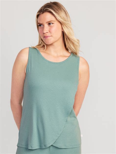 Maternity Rib Knit Nursing Tank Top Old Navy