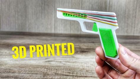 D Printed Gun Shoots Great D Printing Toy Gun Shorts Youtube