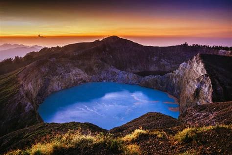 Excurs O Privada D N Ao Lago Da Cratera De Tr S Cores Em Kelimutu