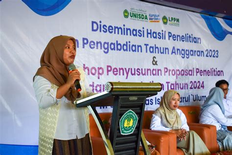 Unisda Diseminasi Hasil Penelitian Tahun Dan Workshop Penyusunan