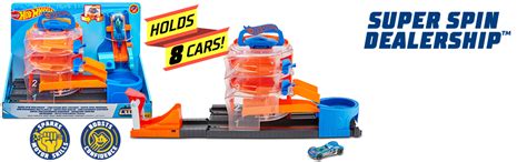 Hot Wheels Super Spin Concesionario Amazon Mx Juguetes Y Juegos
