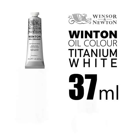 Winsor And Newton WINTON OIL Color TITANIUM WHITE Available In 37ml Or