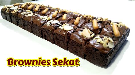 Resep Dan Cara Membuat Brownies Sekat Shany Crust Brownie Bites