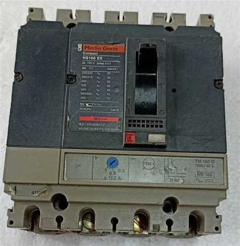 MERLIN GERIN NS160 SX MCCB Circuit Breaker 160Amp AC 4 POLE