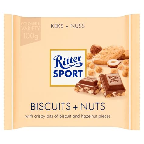 Ritter Sport Czekolada mleczna z orzechami laskowymi i kawałkami