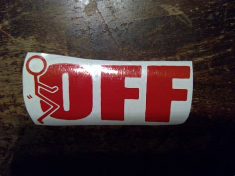 Fuck Off Fck You Funny Diecut Decal Sticker Car Truck Window Jdm F Ck