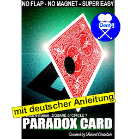 Paradox Card sic Verlag und sicond hand Antiquariat für