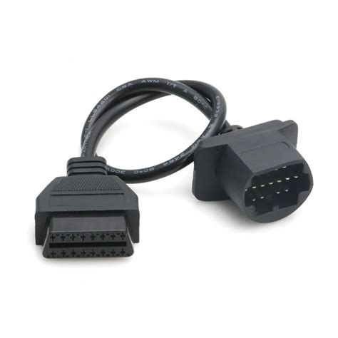 Pin To Pin Cable Obdii Obd Cable Diagnostic Adapter Connector