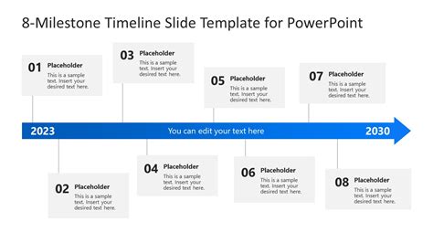 Milestone Timeline Slide Template For Powerpoint Nbkomputer