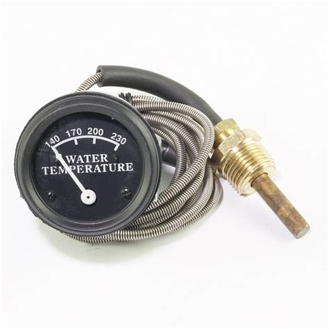 John Deere Water Temperature Gauge With Black Face 72 Lead The