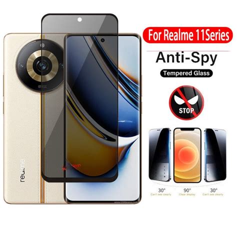 Private Screen Protector For Realme 11Pro 2023 Anti Peek Tempered