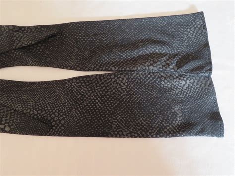 Vintage Black and Grey Snake Skin/reptile Effect Polyester Gloves by ...