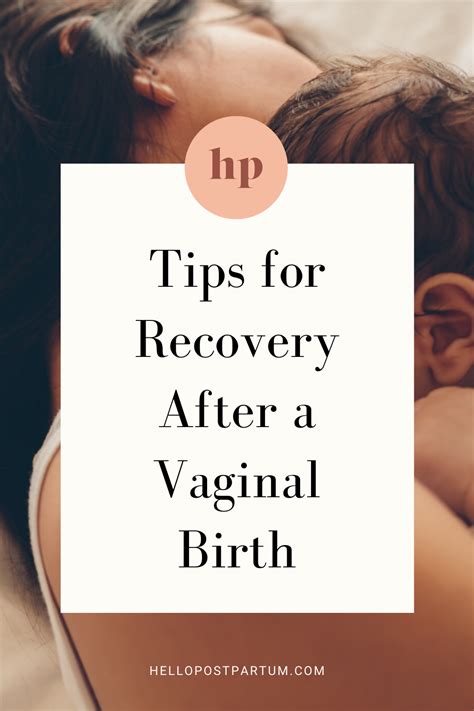 Vaginal Birth Recovery Tips From A Postpartum Nurse Artofit