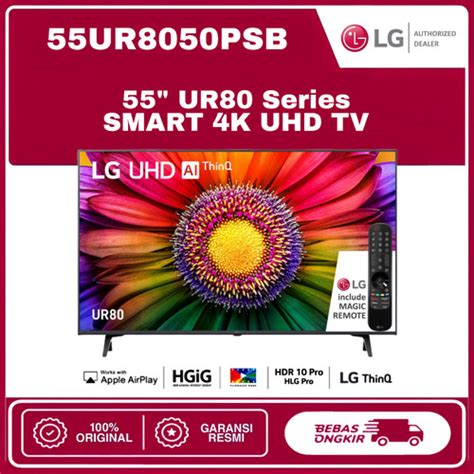 Promo TV LG 55UR8050PSB 55 Inch 55UR UR8050 DIGITAL 4K UHD SMART TV