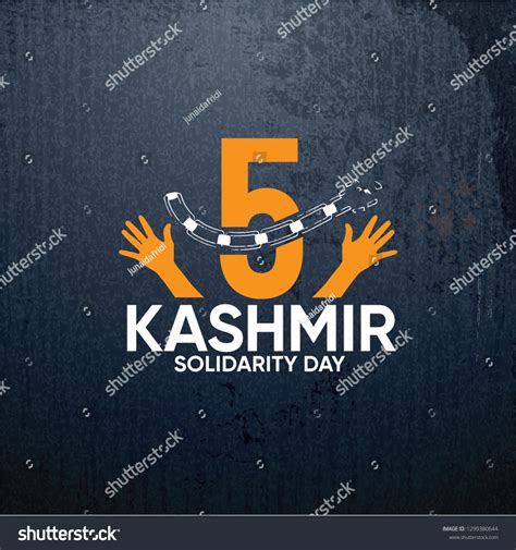 Kashmir Day Logos Vector Stock Vector Royalty Free 1299380644