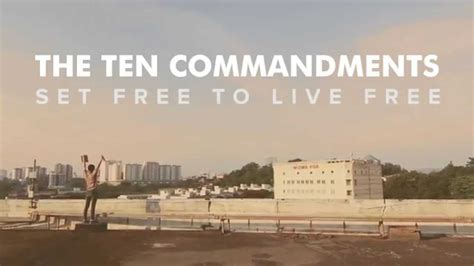 The Ten Commandments Sermon Series Video Promo Youtube