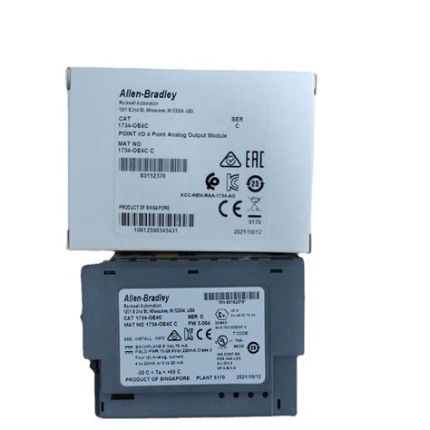 Module De Sortie Analogique Allen Bradley Ab Oe C Ser C Point I O