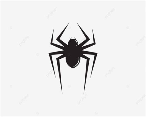 Spider Symbol Vector Icon Illustration Design Cartoon Spider Silhouette Vector Cartoon Spider