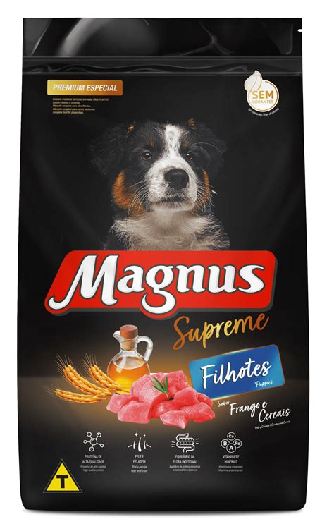 Magnus Premium Especial Supreme C Es Filhotes Sabor Frango E Cereais