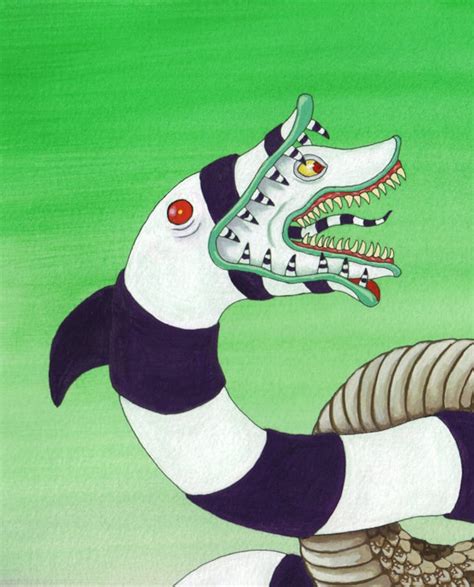 Beetlejuice Serpent & Sandworm digital print | Etsy