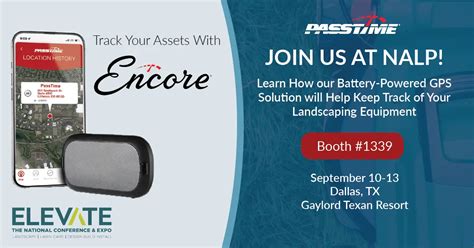 Passtime To Exhibit At Nalp Passtime Gps Mobile Asset Tracking