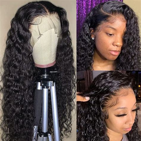 Water Wave Lace Front Wigs Human Hair Wigs For Women Hd 13x4 Glueless Lace Frontal