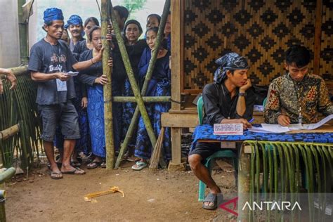 Menengok Pencoblosan Suara Suku Badui ANTARA News