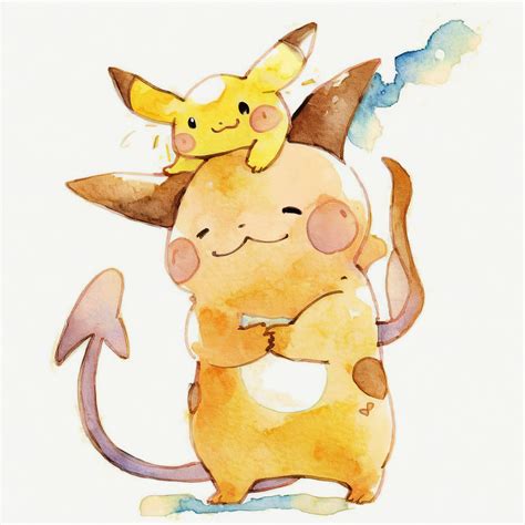 Raichu and Pikachu by dmitryalexander on DeviantArt