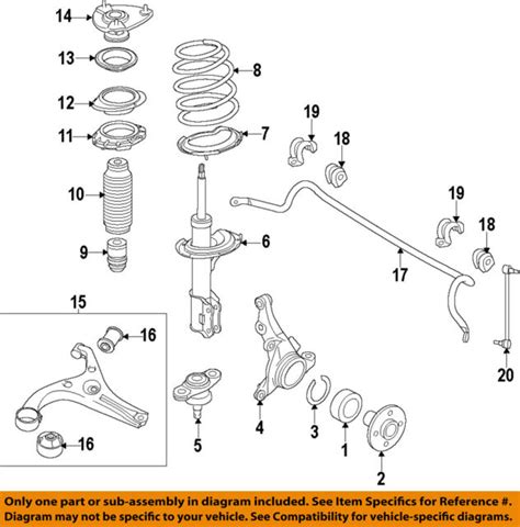 KIA OEM 12 17 Rio Front Suspension Spring Seat 546202K000 EBay