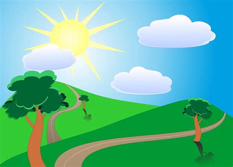 Sunshine Trees Green · Free image on Pixabay