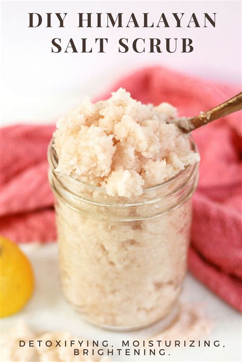 Diy Himalayan Salt Body Scrub Detoxifies Exfoliates Moisturizes