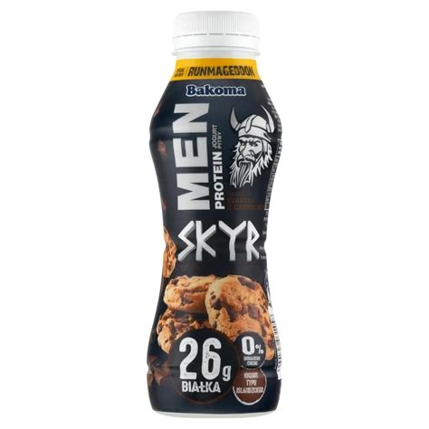 Bakoma Men Jogurt pitny skyr smak ciastka z czekoladą 300 g Zakupy