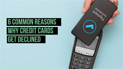 6 Common Reasons Why Credit Cards Get Declined Mona Payment Solutions