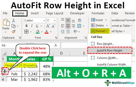 AutoFit Row Height In Excel How To Use With Examples