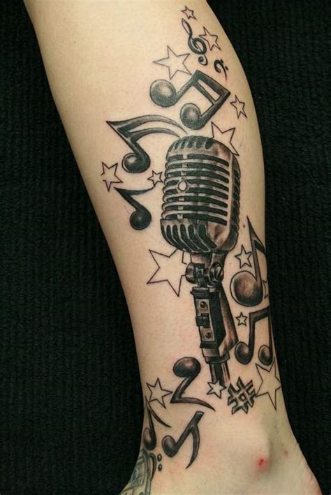 66 Musik Tattoos Musikalische Symbole