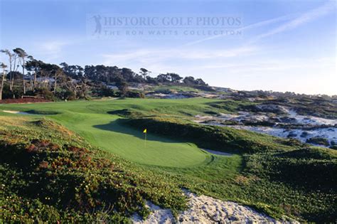 Giclee Printed The 4th Hole At Spyglass Hill Historic Golf Photos