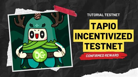 Tutorial Testnet Tapio Incentivized Testnet Youtube