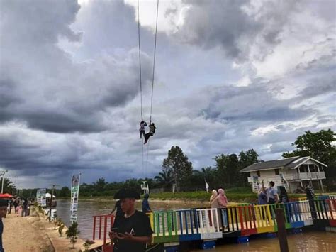 Libur Lebaran Objek Wisata Dharmasraya Ramai Dikunjungi Wisatawan