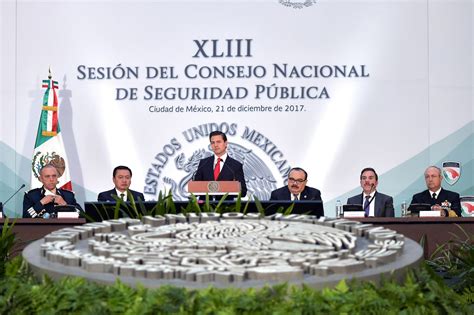 Sesi N Del Consejo Nacional De Seguridad P Blica Presidencia De La