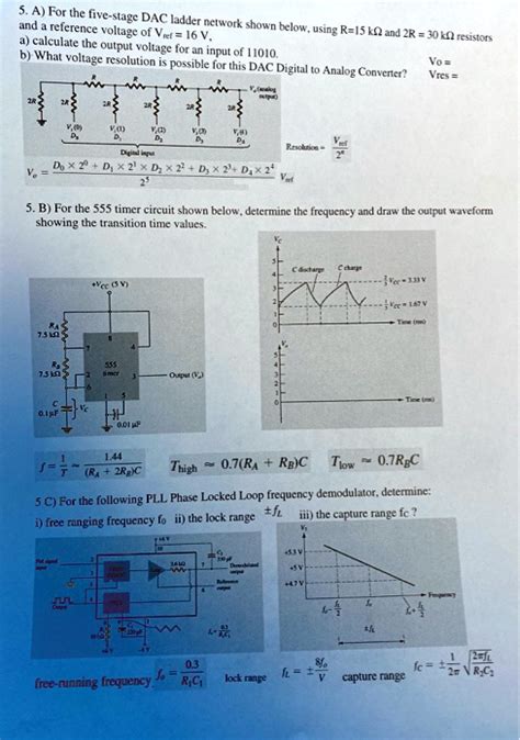 SOLVED And A Reference Voltage Of Vref 16V 5 A For The Five Stage