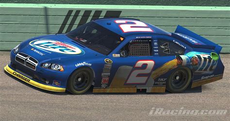 Brad Keselowski Miller Lite 2012 Dodge Charger By Nicholas Doucette Trading Paints