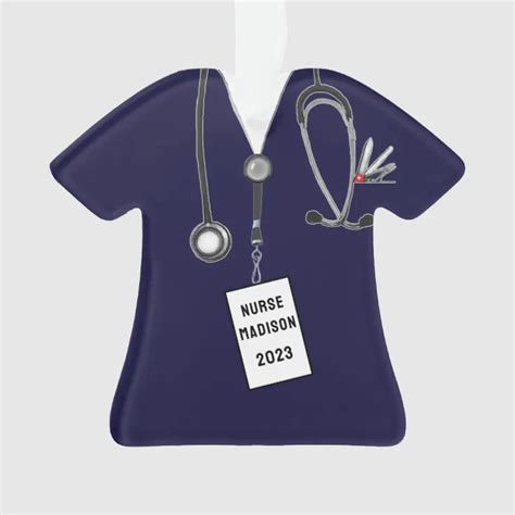 Personalized Nurse Gift Ornament | Zazzle