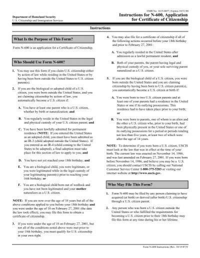 Instructions For N Application For Certificate Of Ilw