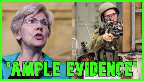 SHOCK Elizabeth Warren Says Israel Committing G Nocide The Kyle