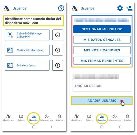 Agencia Tributaria Otras Opciones Y Ajustes De La App Aeat Usuarios