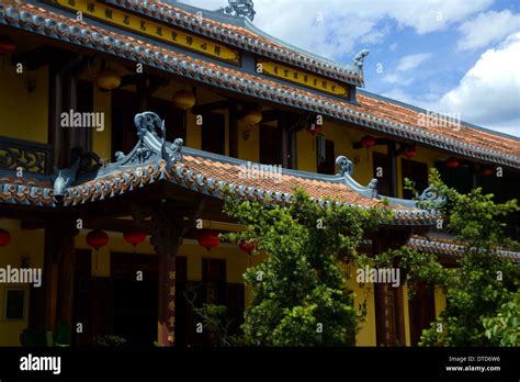 Chinese Temple Architecture In Hoi An Vietnam Stock Photo Alamy