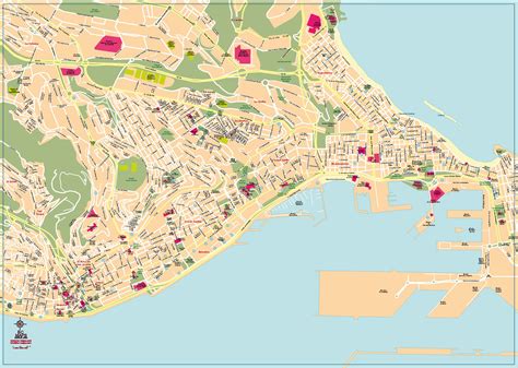 Mapa Vectorial De Las Palmas De Gran Canaria Eps Illustrator